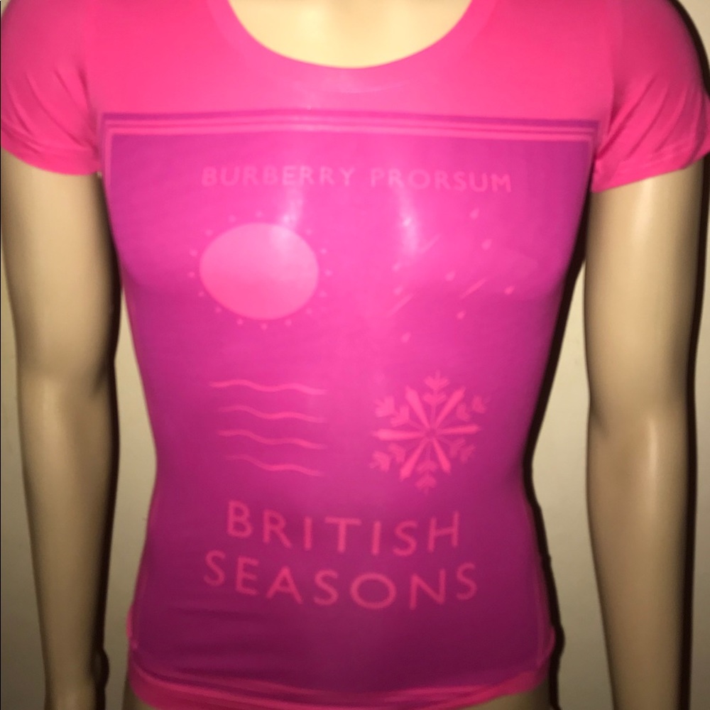 BURBERRY WOMEN’S Summer PINK T- Shirt XXS XS & S